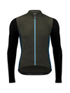 Skyline Fleece-lined Thermal Long Sleeve Jersey - Olive Black