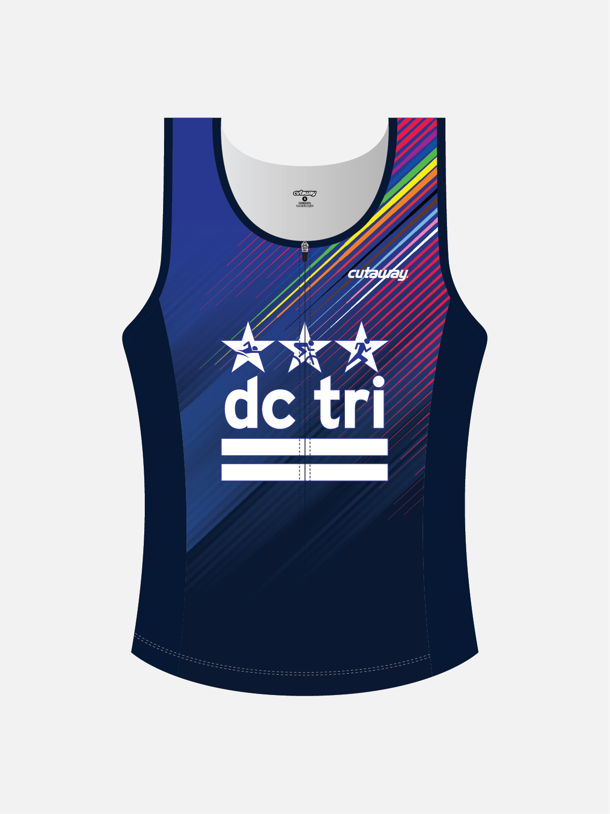 DC Triathlon Sleeveless Tri Top - Rainbow Edition