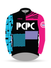 PCPC Brushed Fleece Race Long Sleeve Jersey - BLACK