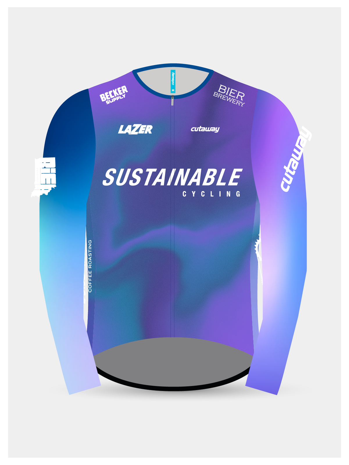 Sustainable Cycling Fleece Lined Jersey