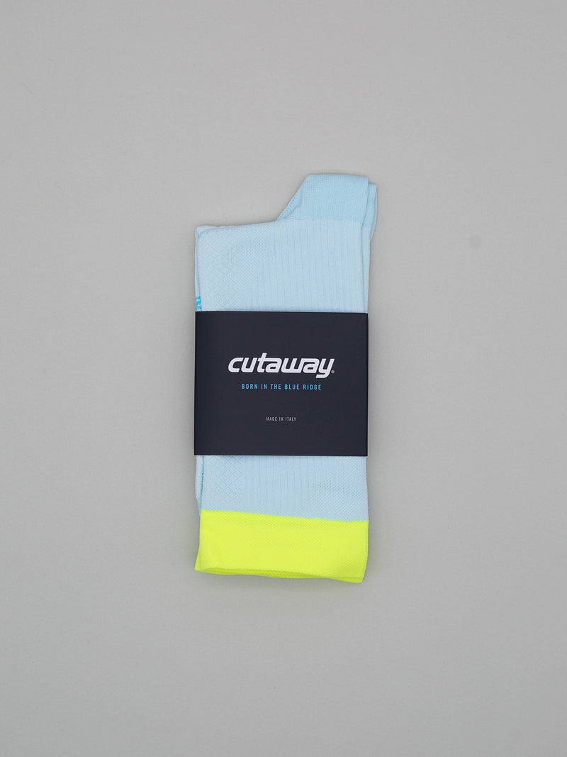 The Cutaway Sock - Priscina Neon