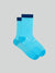 The Cutaway Sock - Turquesa Claro