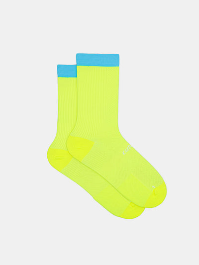 The Cutaway Sock - Neon Turquesa - CRC