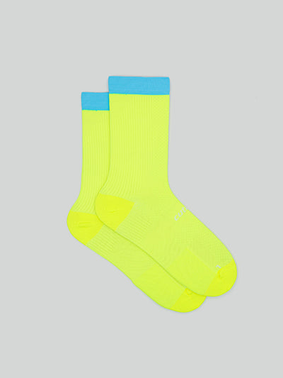 The Cutaway Sock - Neon Turquesa - CRC